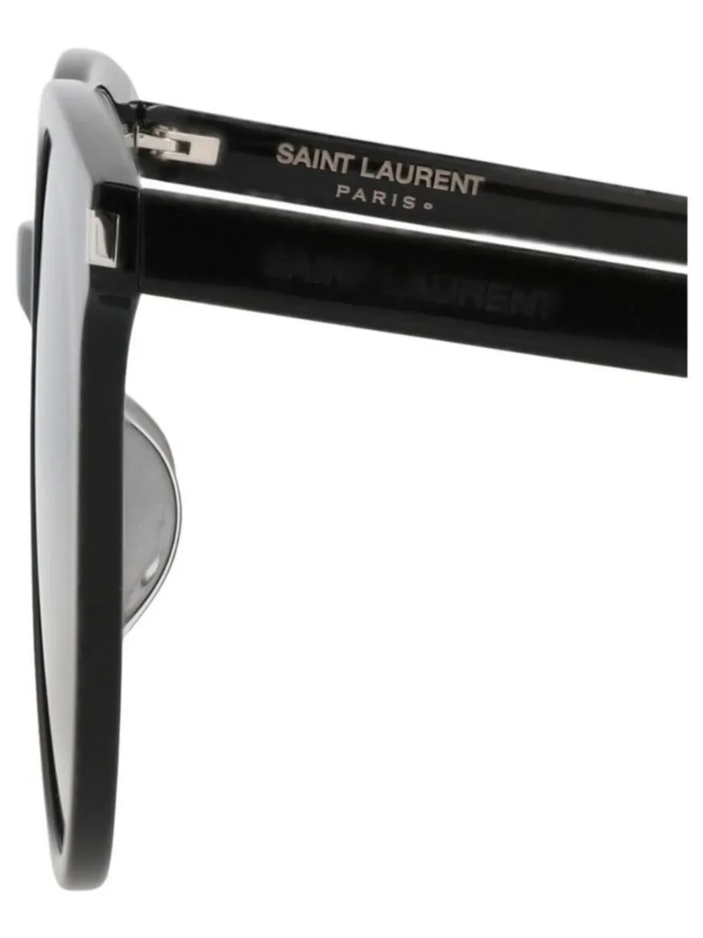 New Saint Laurent Womens Round/Oval Black Black Black Fashion Designer Sunglasse